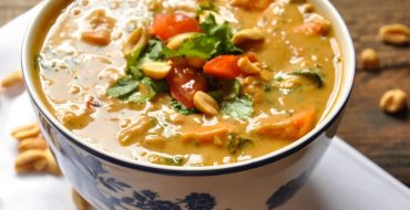 Preparation of peanut butter soup