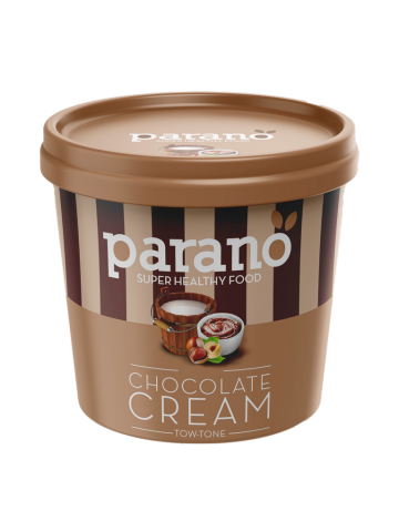 Dark brown breakfast chocolate – hazelnut milk 185 g Parano