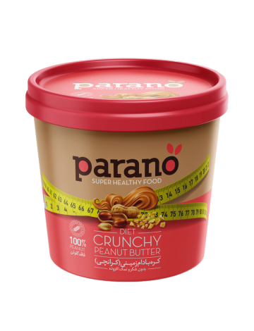 Diet crunchy peanut butter without added sugar and salt 185 grams Parano